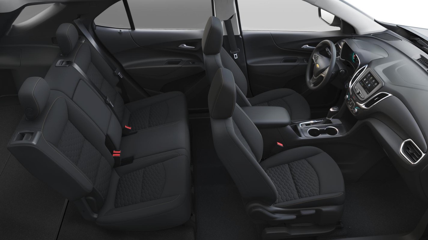 2019 Chevrolet Equinox LT Black Interior Seating Picture